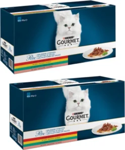 2x Gourmet Perle – Mini Filets In Saus – Kattenvoer – 60x85g