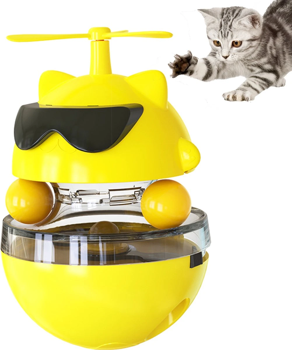 Helicat- Kattenspeelgoed – Intelligentie – Kattenspeeltjes – Interactieve – Laser – USB – Speelgoed – Geluid – Katten – Geel 1 Helicat- Kattenspeelgoed – Intelligentie – Kattenspeeltjes – Interactieve – Laser – USB – Speelgoed – Geluid – Katten – Geel