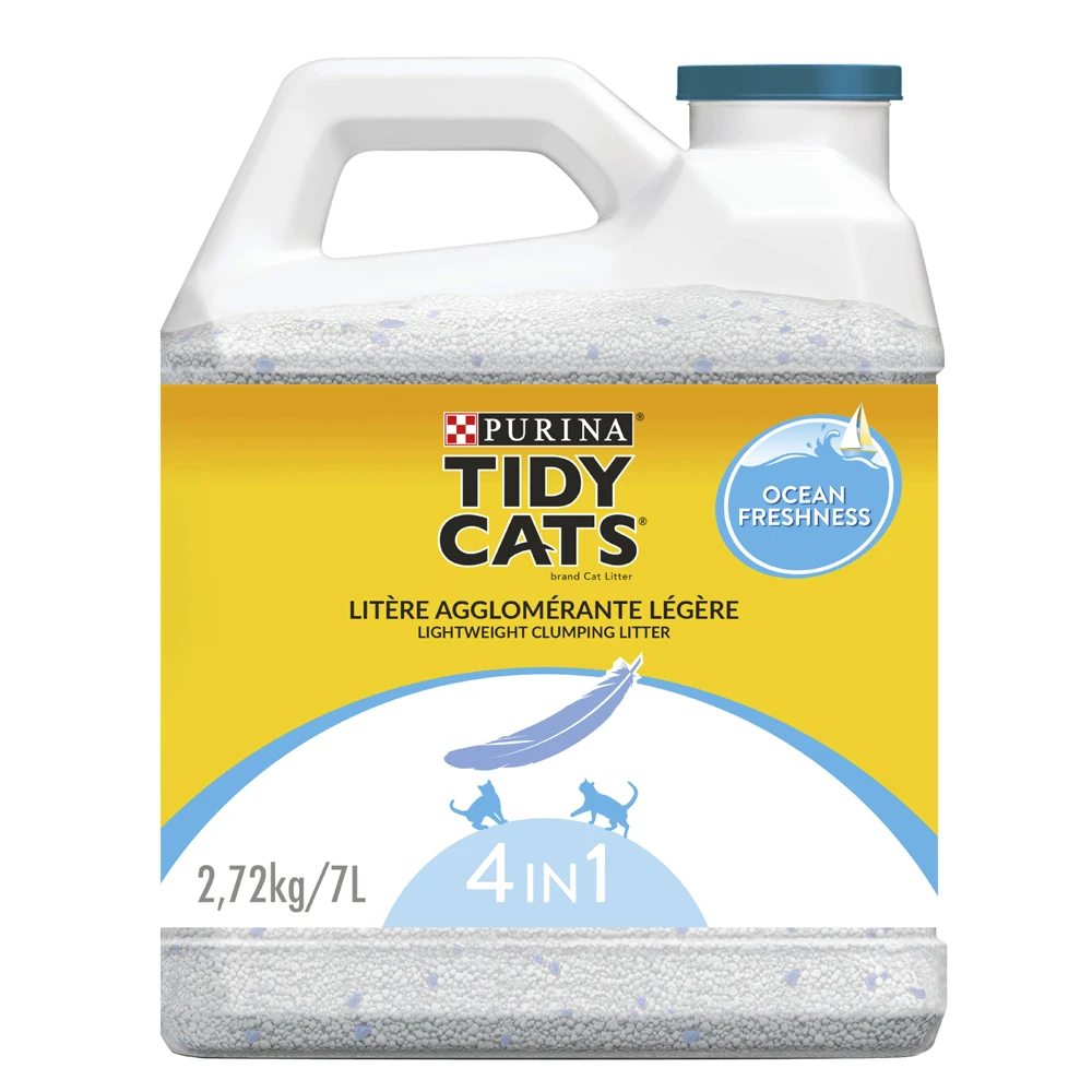 Purina Tidy Cats Lightweight Kattenbakvulling Ocean Freshness – 7 L 1 Purina Tidy Cats Lightweight Kattenbakvulling Ocean Freshness – 7 L