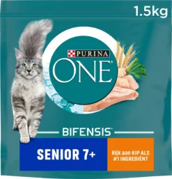 6x Purina One Senior Kip – Volkoren Granen 1,5 Kg