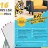 Tiger Guard Anti Krab Vellen – Anti Krab Katten – Krabpaal – Bankbeschermer Kat – 16 XXL Vellen