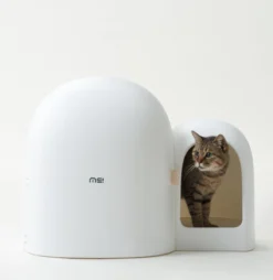 Make Sure Kattenbak – Wit – Afgesloten – Minder Stank – Mooi Disign