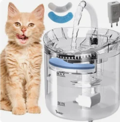 Ilso Electrische Waterfontein – Waterval – Water – Hond – Kat – Dieren Drinkbak – 2 Liter