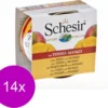 Schesir Kat Blik Gelei 75 G – Kattenvoer – 14 X Tonijn&Mango