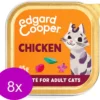 8x Edgard & Cooper Adult Paté Kuipje Kip – Kattenvoer – 85g