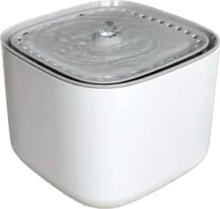 Drinkfontein Voor Huisdieren – Automatische Filter – Stromend Water – 2 Filters Inbegrepen – 3L – Wit/grijs