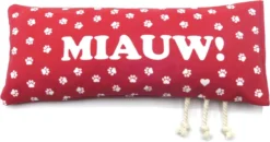 MIAUW! Speelkussen Met Bio-catnip Voor Je Kat – Sterk En Leuk Kattenspeelgoed Met Kattenkruid.