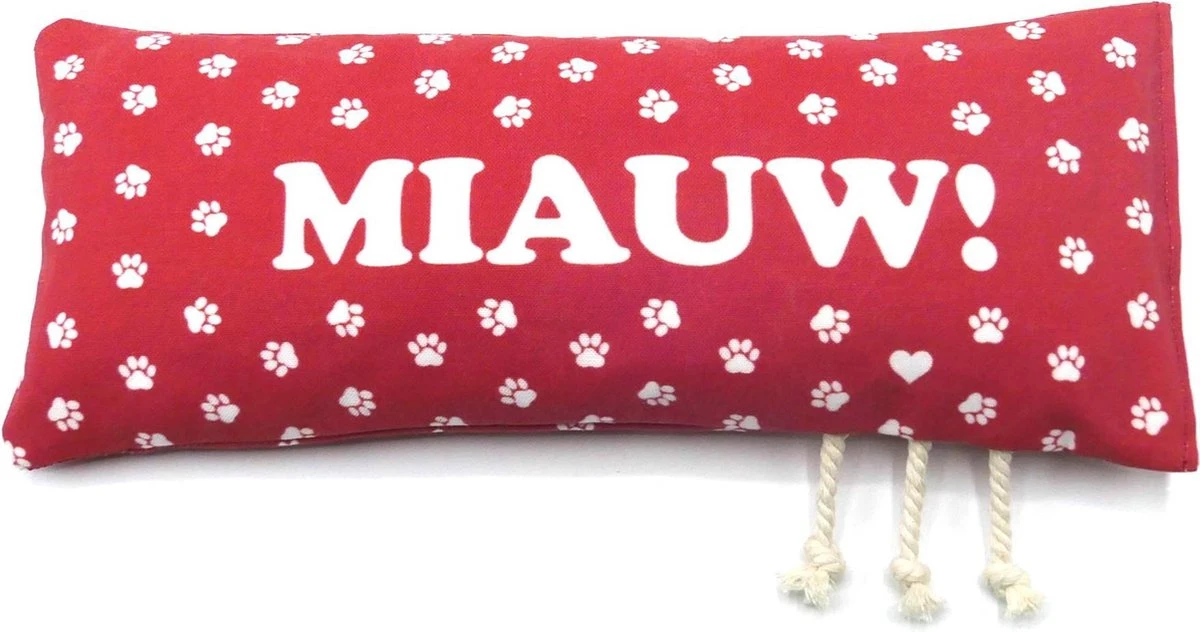 MIAUW! Speelkussen Met Bio-catnip Voor Je Kat – Sterk En Leuk Kattenspeelgoed Met Kattenkruid. 1 MIAUW! Speelkussen Met Bio-catnip Voor Je Kat – Sterk En Leuk Kattenspeelgoed Met Kattenkruid.