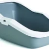 Savic Aseo – Kattenbak – Grijs/Wit – 56x39x27,5 Cm