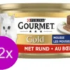 12x Gourmet Gold – Mousse Rund – Kattenvoer – 85g