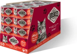 Voskes Kattenvoer Nat Tonijn Met Pompoen – 24x 85gr – Voordeelverpakking