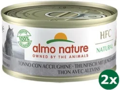Almo Nature Cat Tonijn / Jonge Witvis Kattenvoer 48x 70 Gr