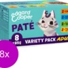 Edgard & Cooper Edgard&Cooper Multipack Paté – Kattenvoer – 8 X 8×85 G