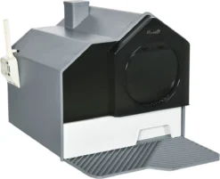 PawHut Katzentoilette Mit Zwei Deodorants D31-077V00