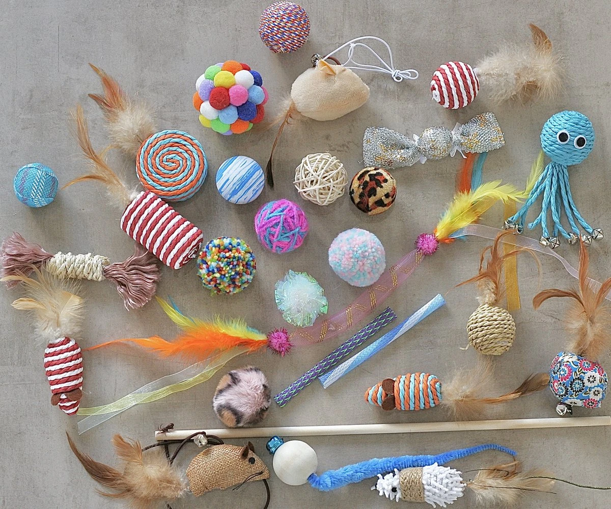 Mega Grote Katten Speelgoed Set! 28 Delige Moderne Katten Speelgoed – Katten Speeltjes – Kattenspeeltjes Intelligentie – Kattenhengel – Katten Balletjes – Kattenspeeltje Interactief 1 Mega Grote Katten Speelgoed Set! 28 Delige Moderne Katten Speelgoed – Katten Speeltjes – Kattenspeeltjes Intelligentie – Kattenhengel – Katten Balletjes – Kattenspeeltje Interactief
