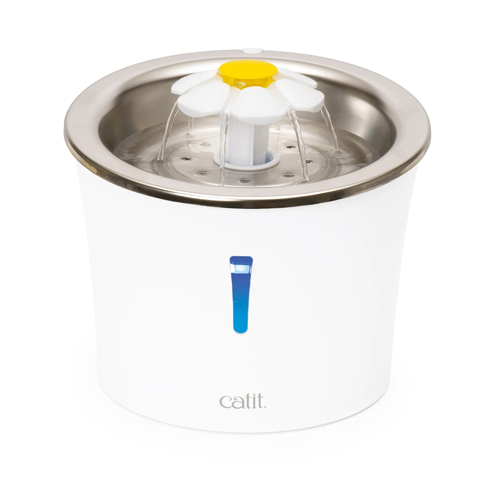 Catit Flower Drinkfontein Van RVS 3Liter Katten 1 Catit Flower Drinkfontein Van RVS 3Liter Katten