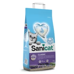 2x16l Sanicat Classic Lavendel Kattenbakvulling