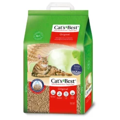 20l (ca. 9kg) Öko Plus / Originele – Cat’s Best Kattenbakvulling