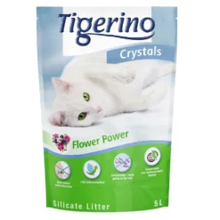 6x 5L Flower-Power Tigerino Crystals Kattenbakvulling