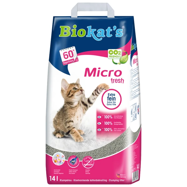 Biokat’s Micro Fresh – Kattenbakvulling – 14 L 13.3 Kg 1 Biokat’s Micro Fresh – Kattenbakvulling – 14 L 13.3 Kg