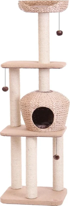 Nobby Nanuk Krabpaal – Beige – 50 X 40 X 156 Cm