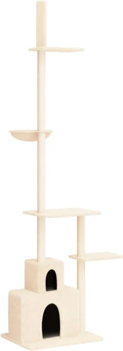 La Dolce Vita – Kattenmeubel Vloer Tot Plafond 250,5-276,5 Cm Crèmekleurig