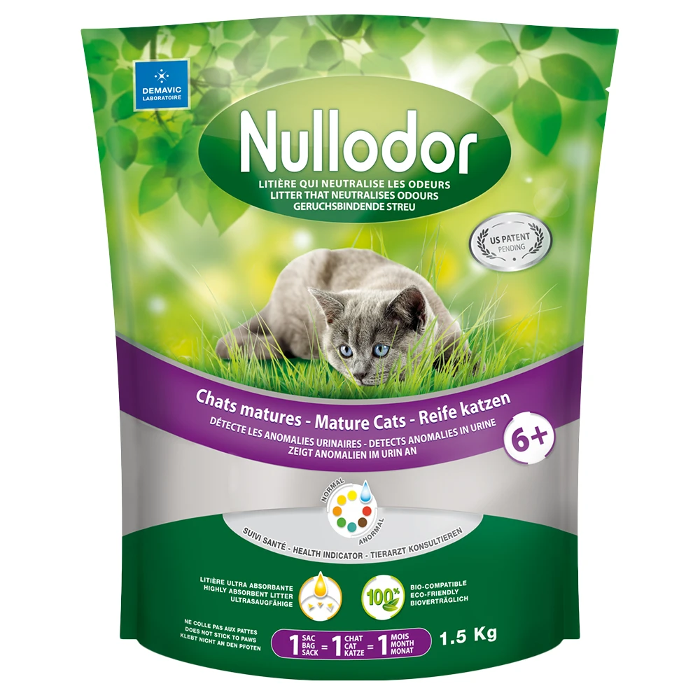 Nullodor Mature Cats Kattenbakvulling – Voordeelpakket: 3 X 1,5 Kg 1 Nullodor Mature Cats Kattenbakvulling – Voordeelpakket: 3 X 1,5 Kg