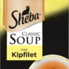 4x Sheba – Classic Soup Kip – Kattenvoer Multipack – 4x 40g (640g)
