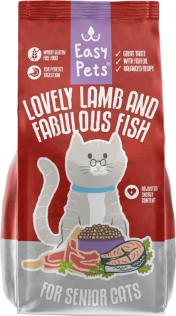 Easypets Lovely Lamb & Fabulous Fish Senior Kattenvoer (1,5 KG)