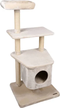 FLAMINGO Kattenkrabpaal Norma 72x50x130 Cm Beige