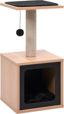 VidaXL Kattenkrabpaal Met Sisal Krabmat 62 Cm