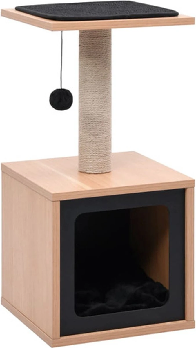 VidaXL Kattenkrabpaal Met Sisal Krabmat 62 Cm 1 VidaXL Kattenkrabpaal Met Sisal Krabmat 62 Cm