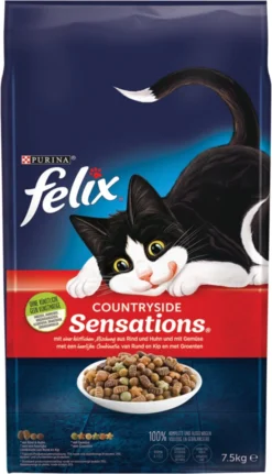 Felix Sensations Droog Countryside – Kattenvoer – 7.5kg