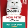 Gourmet Mon Petit Intense – Kattenvoer Natvoer – Duo Vis/Vlees – 48 X 50g
