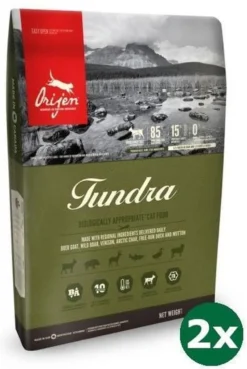 Orijen Whole Prey Tundra Kattenvoer 2x 340 Gr