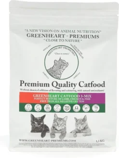 Greenheart Kattenvoer 3 Mix 10 Kg – Kat – Katten Droogvoer