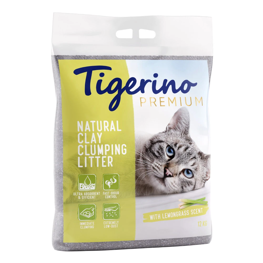 Dubbelpak Tigerino Canada Kattenbakvulling – Citroengrasgeur (2 X 12 Kg) 1 Dubbelpak Tigerino Canada Kattenbakvulling – Citroengrasgeur (2 X 12 Kg)