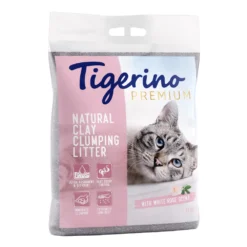 Tigerino Canada Style / Premium Kattenbakvulling – Witte Rozengeur – Dubbelpak 2 X 12 Kg